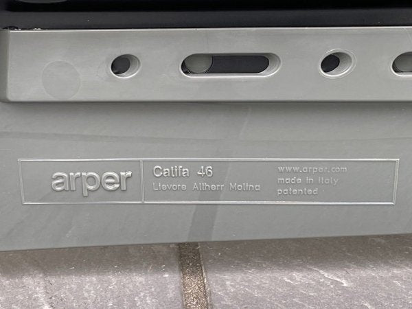 アルペール arper カティファ46 アームレスチェア Catifa 46 Armless Chair スタッキングチェア マッドグレー スレッドレッグ シンプルモダン B ■