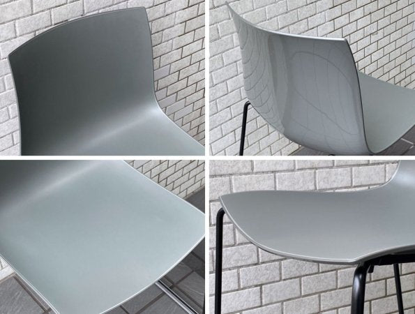 アルペール arper カティファ46 アームレスチェア Catifa 46 Armless Chair スタッキングチェア マッドグレー スレッドレッグ シンプルモダン B ■