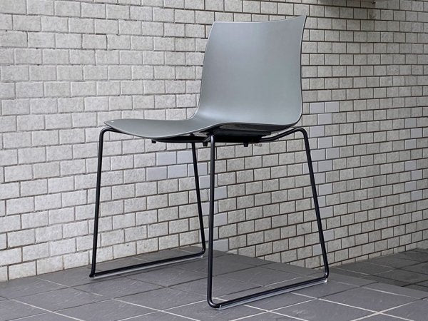 アルペール arper カティファ46 アームレスチェア Catifa 46 Armless Chair スタッキングチェア マッドグレー スレッドレッグ シンプルモダン C ■