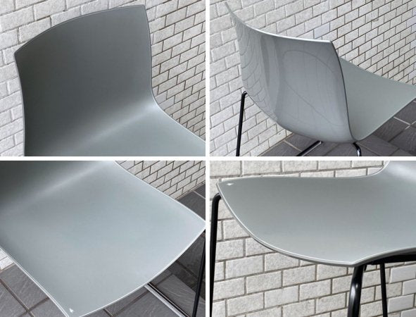 アルペール arper カティファ46 アームレスチェア Catifa 46 Armless Chair スタッキングチェア マッドグレー スレッドレッグ シンプルモダン C ■