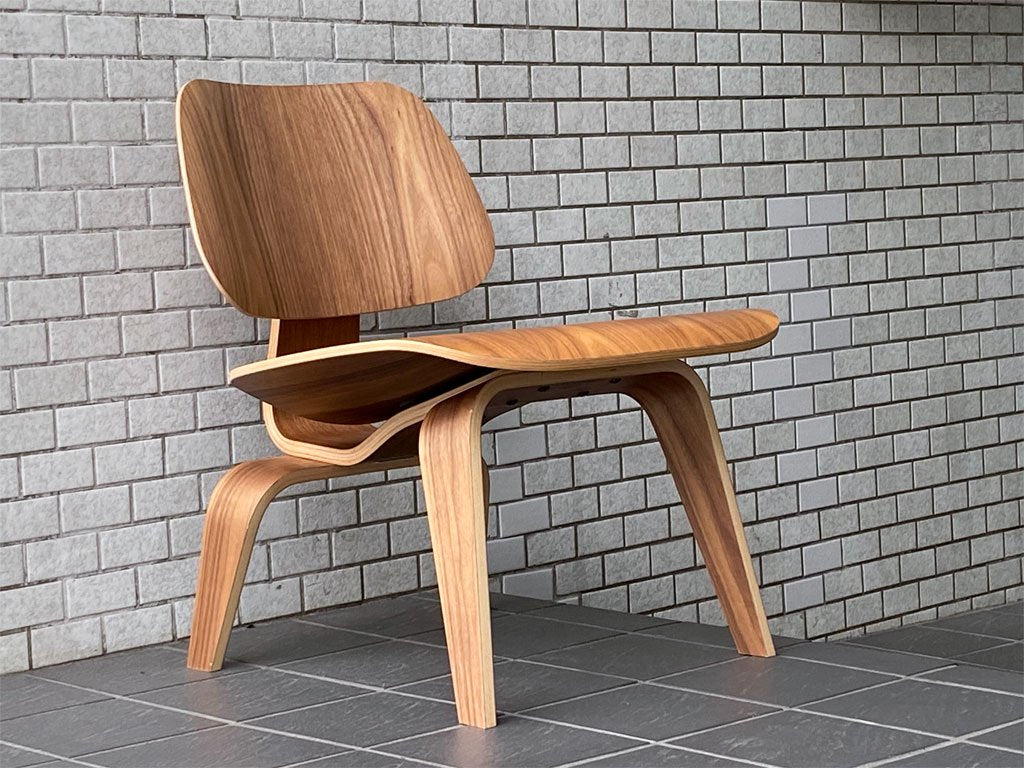 ハーマンミラー Herman Miller LCW ラウンジチェア ウッドレッグ Molded Plywood Lounge Chair ウォールナット C&Rイームズ ミッドセンチュリー ■