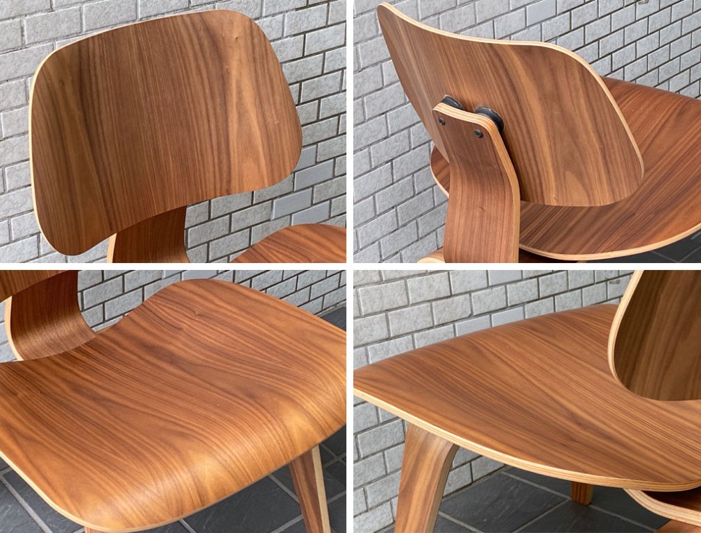 ハーマンミラー Herman Miller LCW ラウンジチェア ウッドレッグ Molded Plywood Lounge Chair ウォールナット C&Rイームズ ミッドセンチュリー ■