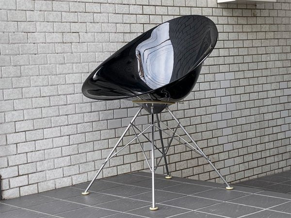 カルテル Kartell エロエス ERO S ダイニングチェア ブラック フィリップ・スタルク スペースエイジ イタリア ■