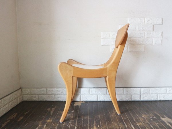 ハンドメイド 無垢材 ダイニングチェア アメリカ製 USA クラフト家具 作家作品 オーダーメイド ◎