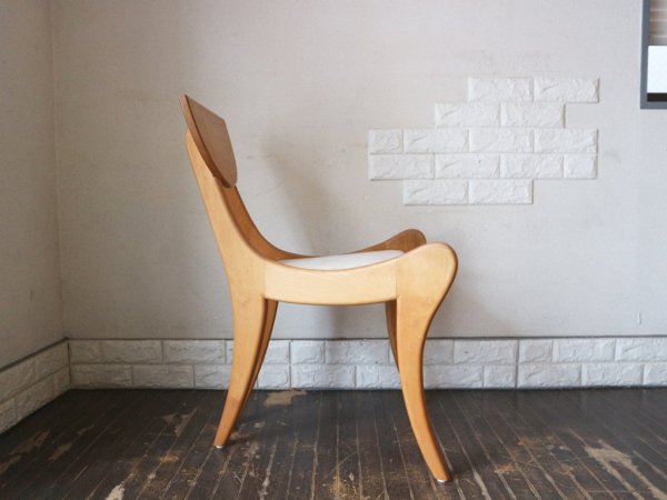 ハンドメイド 無垢材 ダイニングチェア アメリカ製 USA クラフト家具 作家作品 オーダーメイド ◎