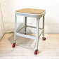 リオン LYON ファクトリー スツール FACTORY STOOL ホワイト キャスター パシフィックファニチャーサービス P.F.S取り扱い 廃番 B ★