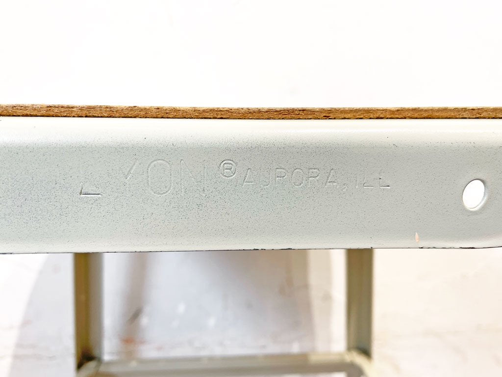 リオン LYON ファクトリー スツール FACTORY STOOL ホワイト キャスター パシフィックファニチャーサービス P.F.S取り扱い 廃番 B ★