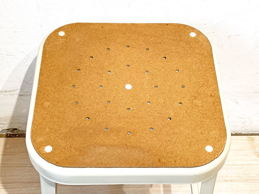 リオン LYON ファクトリー スツール FACTORY STOOL ホワイト キャスター パシフィックファニチャーサービス P.F.S取り扱い 廃番 A ★