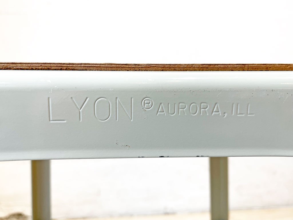 リオン LYON ファクトリー スツール FACTORY STOOL ホワイト キャスター パシフィックファニチャーサービス P.F.S取り扱い 廃番 A ★