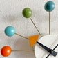 ヴィトラ Vitra ボールクロック Ball Clock マルチ ウォールクロック 掛時計 ジョージ・ネルソン George Nelson ミッドセンチュリー ムーブメント不動 現状品 ●