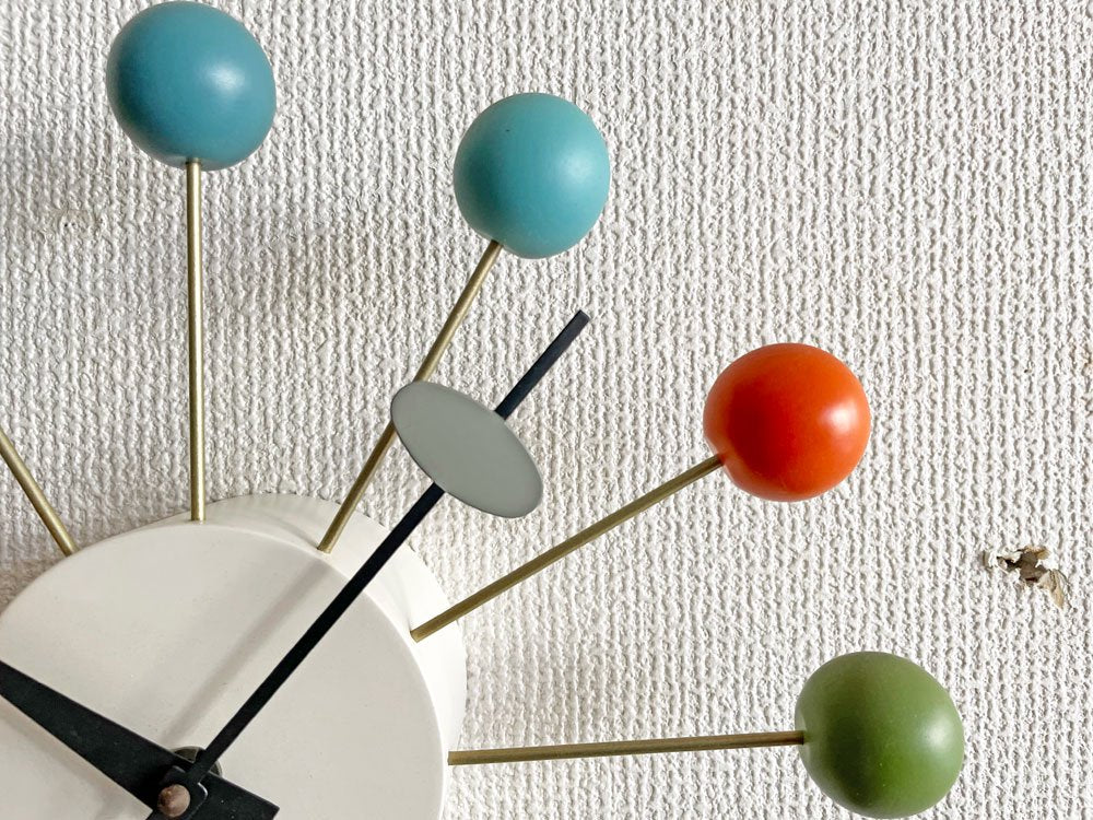 ヴィトラ Vitra ボールクロック Ball Clock マルチ ウォールクロック 掛時計 ジョージ・ネルソン George Nelson ミッドセンチュリー ムーブメント不動 現状品 ●