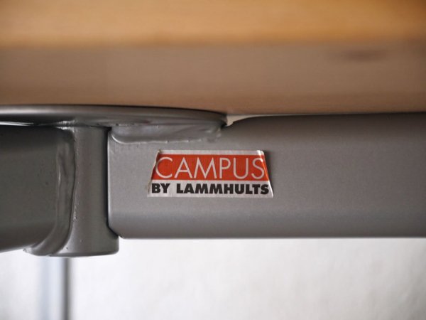 ラムホルツ LAMMHULTS キャンパス CAMPUS カフェテーブル ダイニングテーブル スクエア 木製天板 W80cm スウェーデン 北欧モダンデザイン ◇