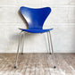 フリッツハンセン Fritz Hansen セブンチェア 廃盤色 ダークブルー ラッカー アルネ・ヤコブセン Arne Jacobsen デンマーク 北欧家具 ♪