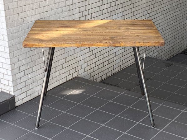 ジャーナルスタンダードファニチャー journal standard Furniture サンク SENS ダイニングテーブル 無垢天板 インダストリアルスタイル ■