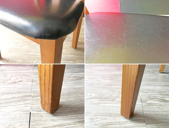 アクメファニチャー ACME Furniture カーディフ チェア CARDIFF CHAIR ダイニングチェア アッシュ材 ビニールレザーシート ブラック ●