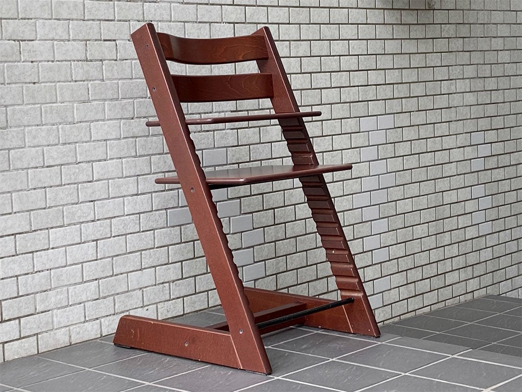 ストッケ STOKKE トリップトラップ TRIPP TRAPP ベビーチェア キッズチェア ブラウン S/N5～ 北欧 ノルウェー ■