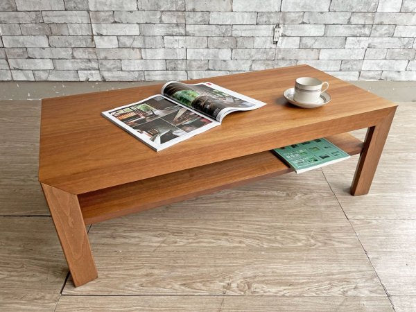 オノエファニチャー ONOE FURNITURE ローテーブル コーヒーテーブル ウォールナット材 シンプルモダン ●