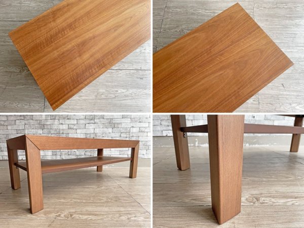 オノエファニチャー ONOE FURNITURE ローテーブル コーヒーテーブル ウォールナット材 シンプルモダン ●