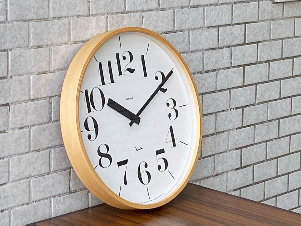 レムノス Lemnos リキ クロック RIKI CLOCK R-0401 L 渡辺力 グッドデザイン賞 ■