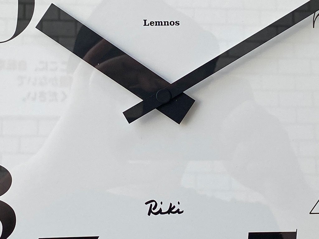 レムノス Lemnos リキ クロック RIKI CLOCK R-0401 L 渡辺力 グッドデザイン賞 ■