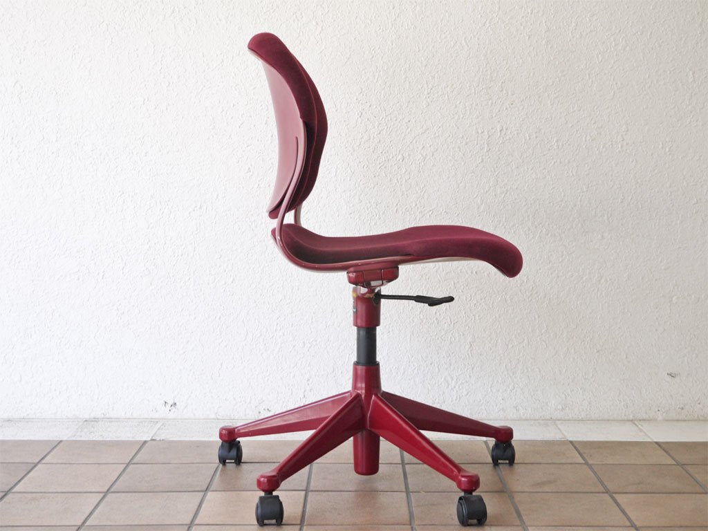 ハーマンミラー Herman Miller エクアチェア2 Equa Chair2 デスクチェア バーガンディ 廃番 希少品 ◇