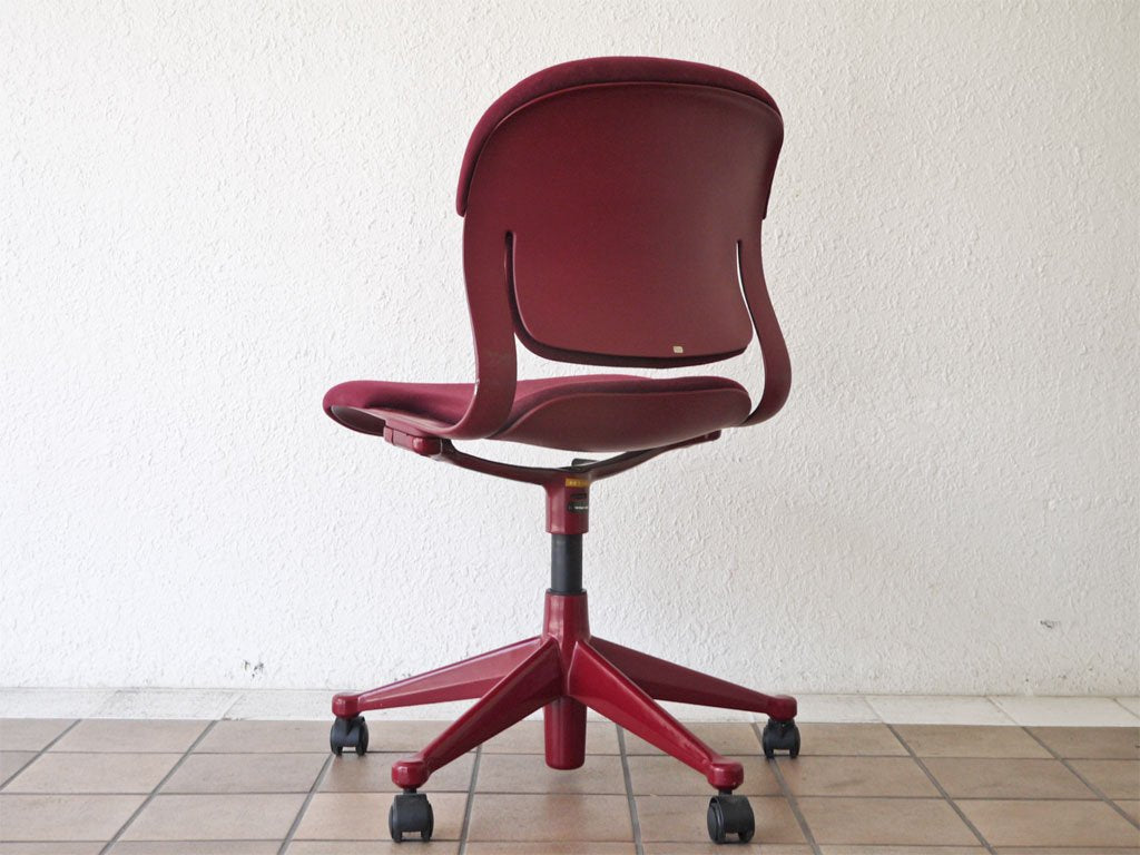 ハーマンミラー Herman Miller エクアチェア2 Equa Chair2 デスクチェア バーガンディ 廃番 希少品 ◇