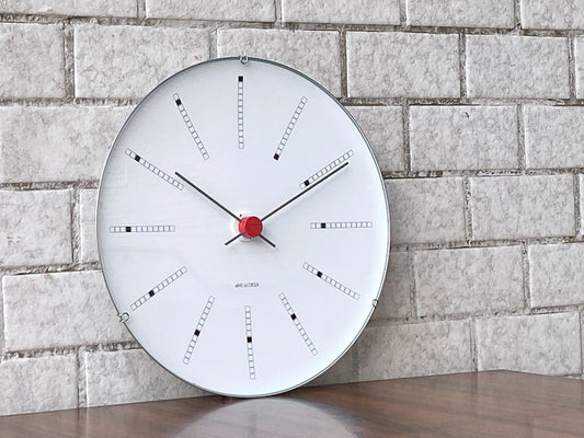 ローゼンタール ROSENDAHL バンカーズクロック Bankers Wall Clock ウォールクロック 掛け時計 Φ21cm アルネ・ヤコブセン デンマーク ■