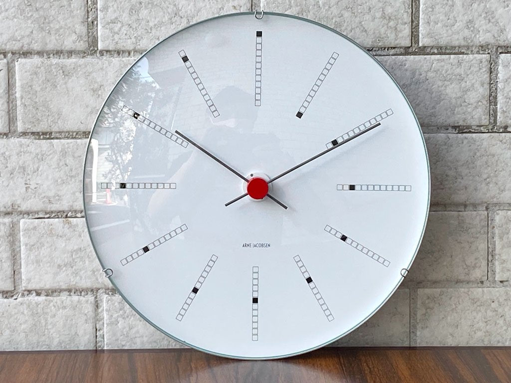 ローゼンタール ROSENDAHL バンカーズクロック Bankers Wall Clock ウォールクロック 掛け時計 Φ21cm アルネ・ヤコブセン デンマーク ■