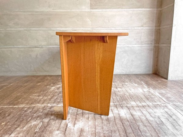 山の中家具工房 WOOD WORKING PLACE ナラ無垢材 デスク コンソールテーブル 笹谷益祥 W152 ♪