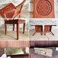 FEFCO FINE FURNITURE ダイニングチェア 2脚セット 花梨 カリン材 無垢材 中国家具 ●