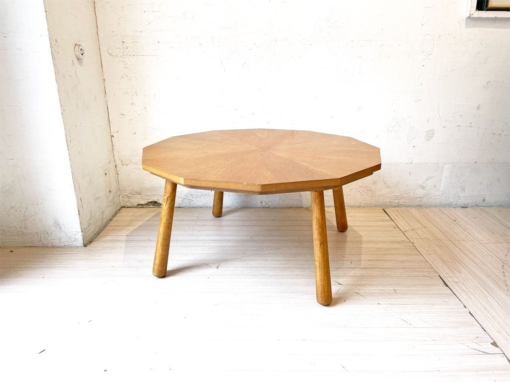 リセノ Re:CENO クレア Claire こたつテーブル 多角形 幅80cm polygon table オーク材 ★
