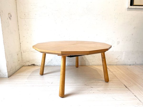リセノ Re:CENO クレア Claire こたつテーブル 多角形 幅80cm polygon table オーク材 ★