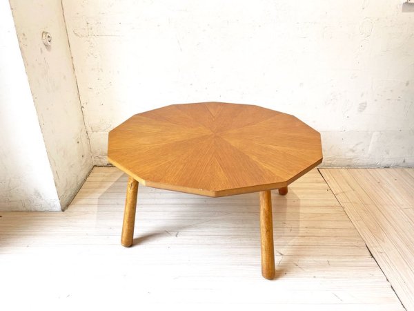 リセノ Re:CENO クレア Claire こたつテーブル 多角形 幅80cm polygon table オーク材 ★