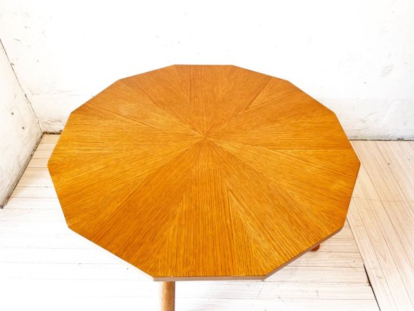 リセノ Re:CENO クレア Claire こたつテーブル 多角形 幅80cm polygon table オーク材 ★