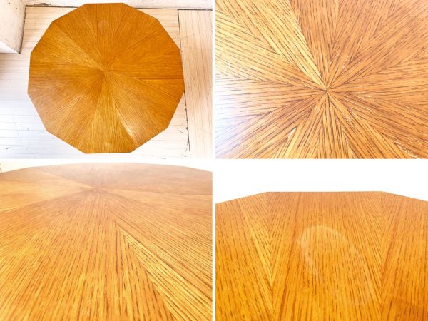 リセノ Re:CENO クレア Claire こたつテーブル 多角形 幅80cm polygon table オーク材 ★
