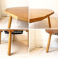リセノ Re:CENO クレア Claire こたつテーブル 多角形 幅80cm polygon table オーク材 ★