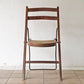 UKビンテージ UK vintage STAKMORE CHAIRS 木製 フォールディングチェア アイアンレッグ 折畳み 店舗什器 希少 ◇