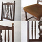 ジャパンビンテージ Japan vintage MORIYA WOODLAND FURNITURE オーク材 ダイニングチェア クラシカルデザイン サロンチェア ◇