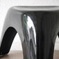 ハビタ habitat エレファントスツール Elephant Stool ブラック FRP製 柳宗理 デザイン ミッドセンチュリー 名作 希少 ◇