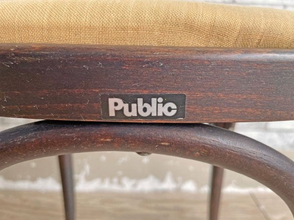 クレス パブリック CRES PUBLIC アーベル2 ARVELLE2 ベントウッド ダイニングチェア ブナ無垢材 ファブリック ベージュ ビンテージスタイル 定価￥16,425- ●