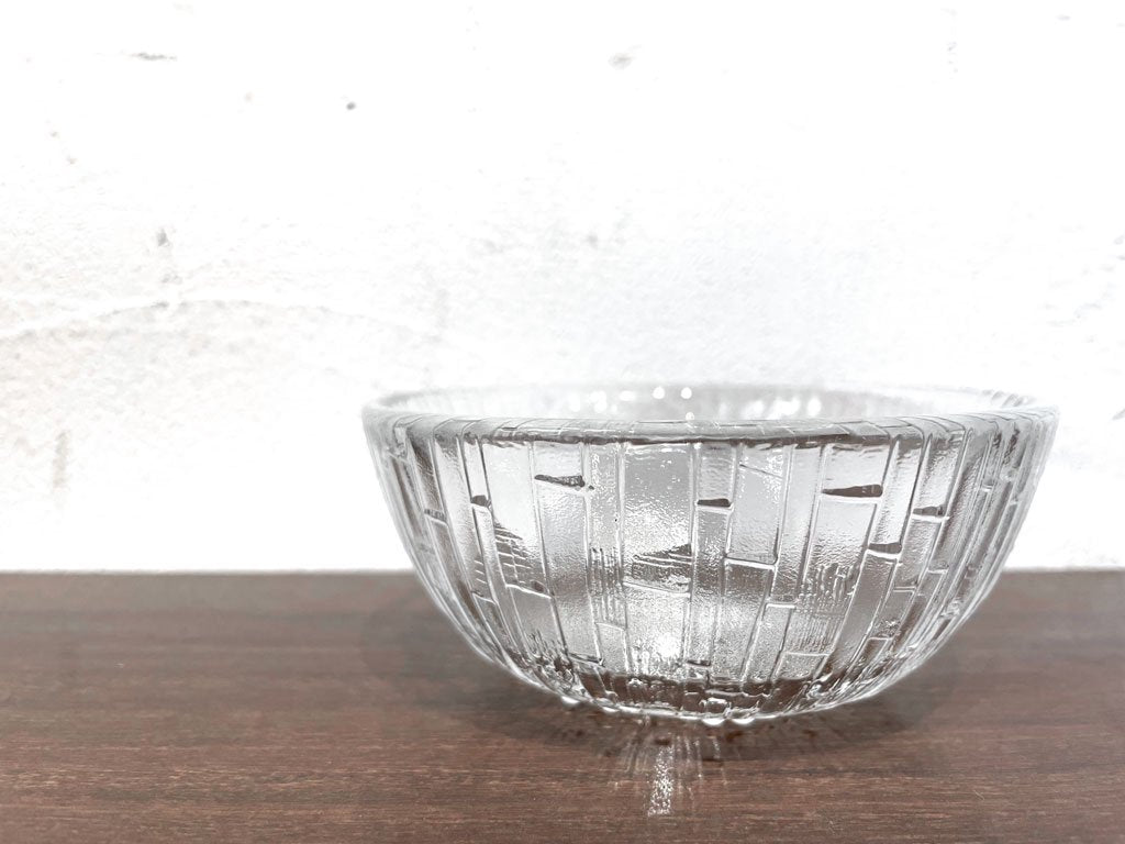 イッタラ iittala ウルティマツーレ Ultima thule デザートボウル クリア タピオ・ヴィルカラ Tapio Wirkkala 北欧食器 ビンテージ A ★