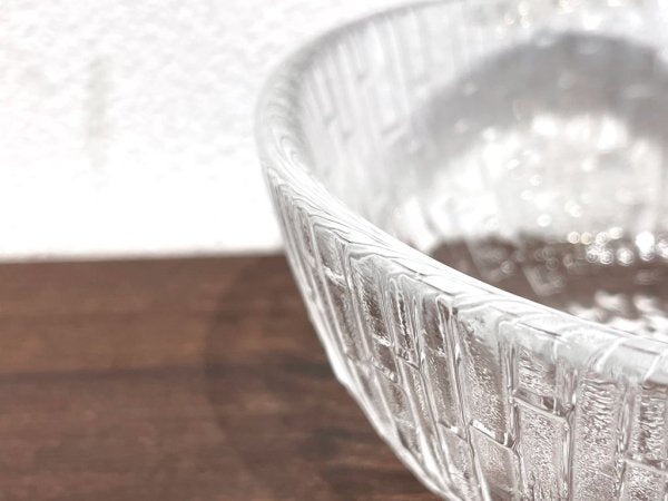 イッタラ iittala ウルティマツーレ Ultima thule デザートボウル クリア タピオ・ヴィルカラ Tapio Wirkkala 北欧食器 ビンテージ B ★