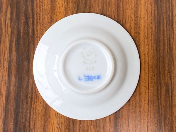 ロイヤルコペンハーゲン ROYAL COPENHAGEN ブルーフルーテッド プレイン プレート 7cm 豆皿 A ■