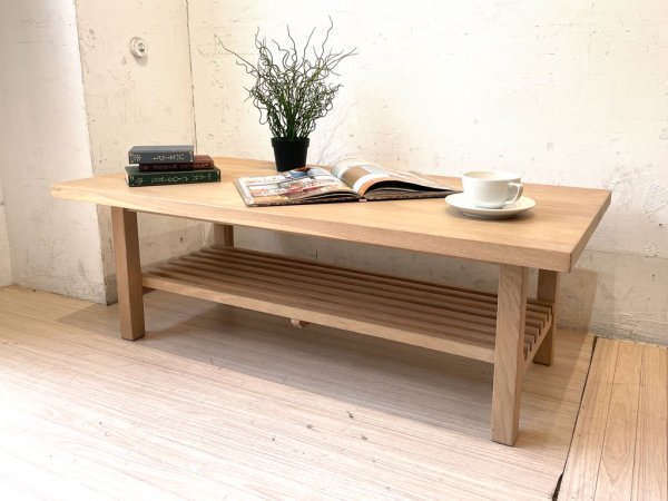 アクタス ACTUS スローハウス SLOW HOUSE トゥーリ TUULI ホワイトオーク 無垢材 ローテーブル リビングテーブル ナチュラル 廃盤★