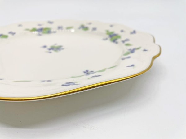 ノリタケ Noritake コンテンポラリーコレクション ディナープレート 27 スミレ ボーンチャイナ 廃番品 ●