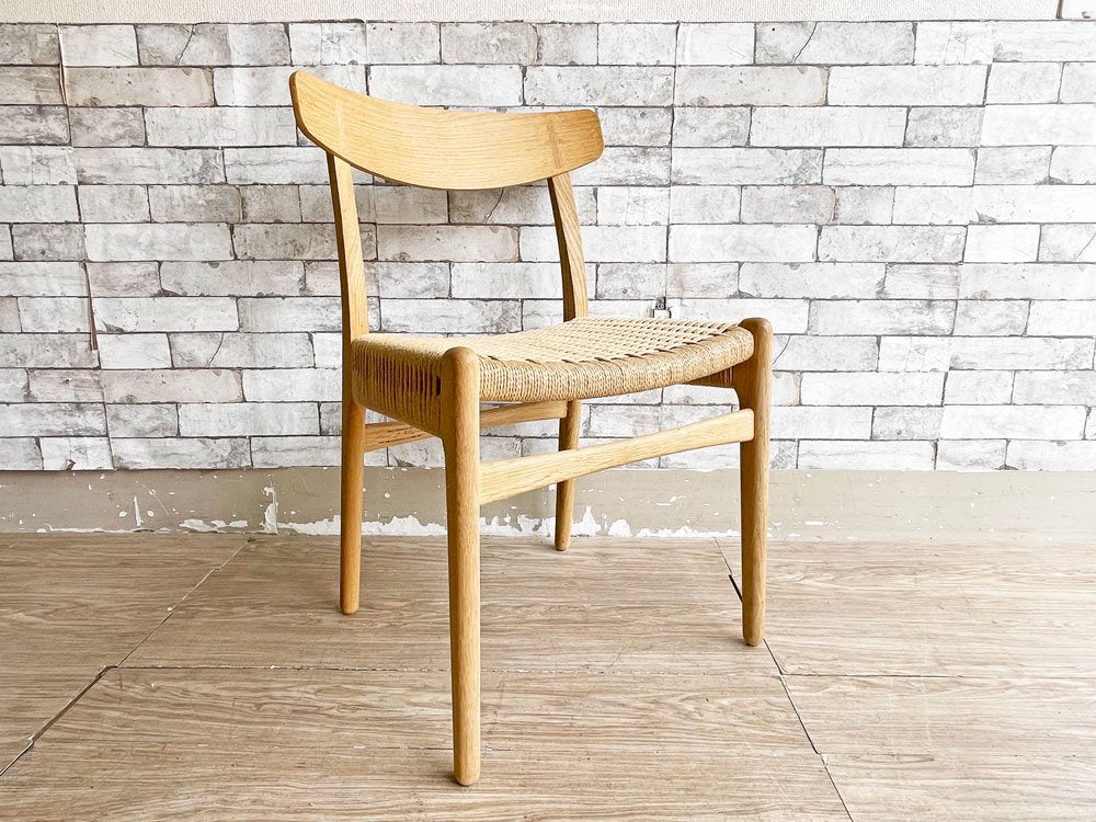 カールハンセン&サン Carl Hansen&Son CH23 ダイニングチェア オーク材  ソープフィニッシュ ハンス・J・ウェグナー  初日限定刻印入 D ●