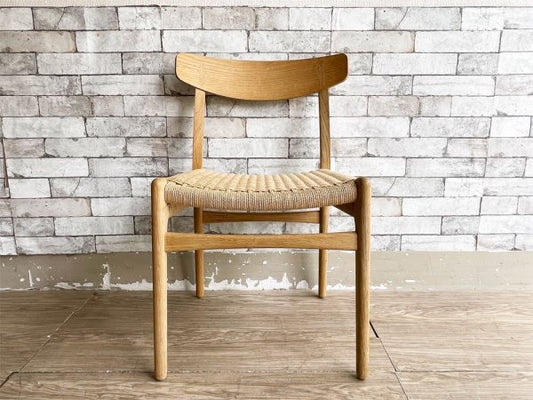 カールハンセン&サン Carl Hansen&Son CH23 ダイニングチェア オーク材  ソープフィニッシュ ハンス・J・ウェグナー  初日限定刻印入 D ●