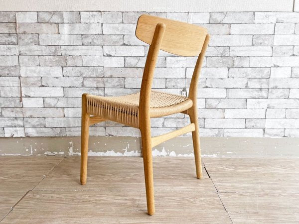 カールハンセン&サン Carl Hansen&Son CH23 ダイニングチェア オーク材  ソープフィニッシュ ハンス・J・ウェグナー  初日限定刻印入 C ●