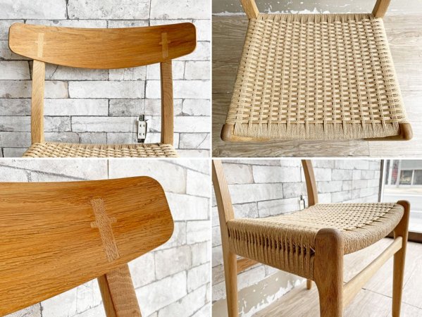 カールハンセン&サン Carl Hansen&Son CH23 ダイニングチェア オーク材  ソープフィニッシュ ハンス・J・ウェグナー  初日限定刻印入 A ●