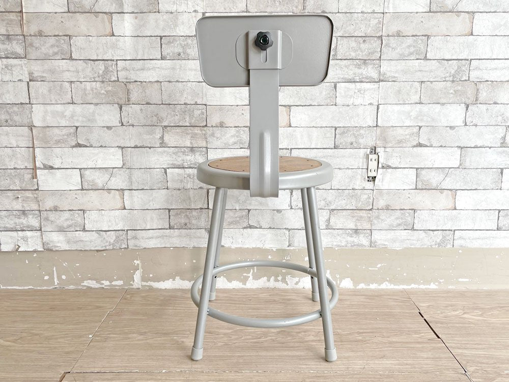 ラボスツール LAB STOOL Sサイズ バックレスト付き チェア インダストリアル パシフィックファニチャーサービス P.F.S取扱 ●